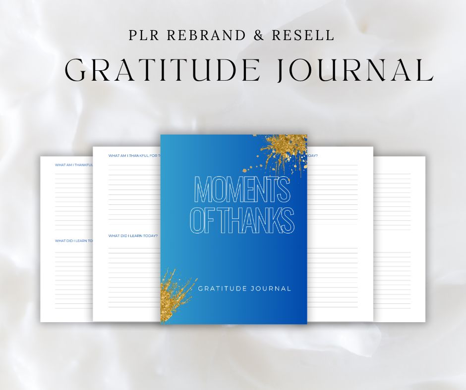 "Moment of Thanks" Canva PLR Template