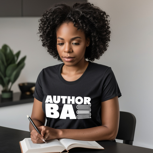 "Author Bae" Black Tee