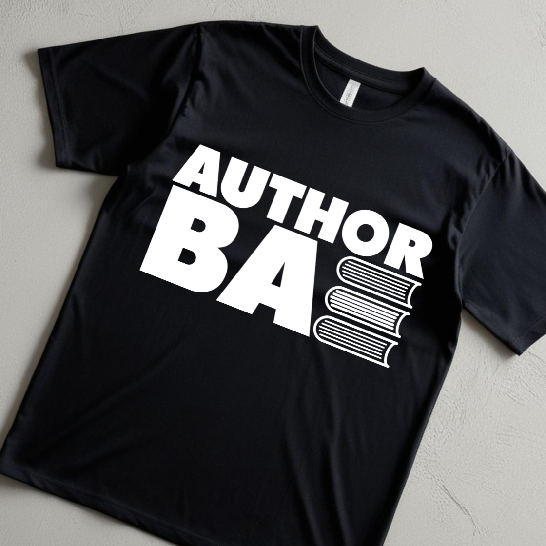 "Author Bae" Black Tee