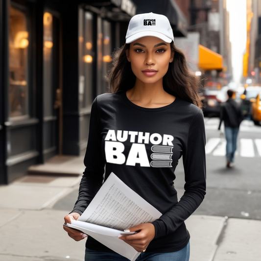 "Author Bae" Black Long Sleeve Tee