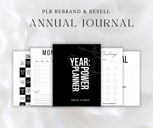 "Own the Year" Undated Journal PLR Template