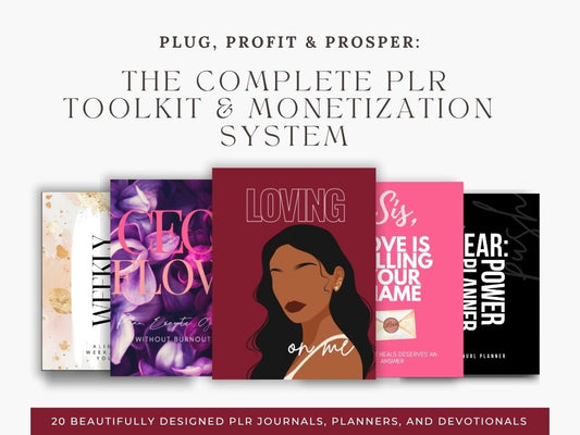"Plug, Profit & Prosper: The Complete PLR Toolkit & Monetization System