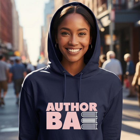 "Author Bae" Navy Blue Hoodie